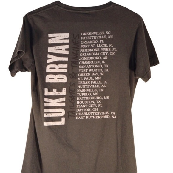 Luke Bryan Tailgates & Tanlines Concert Tee, Size Small - Picture 2 of 4